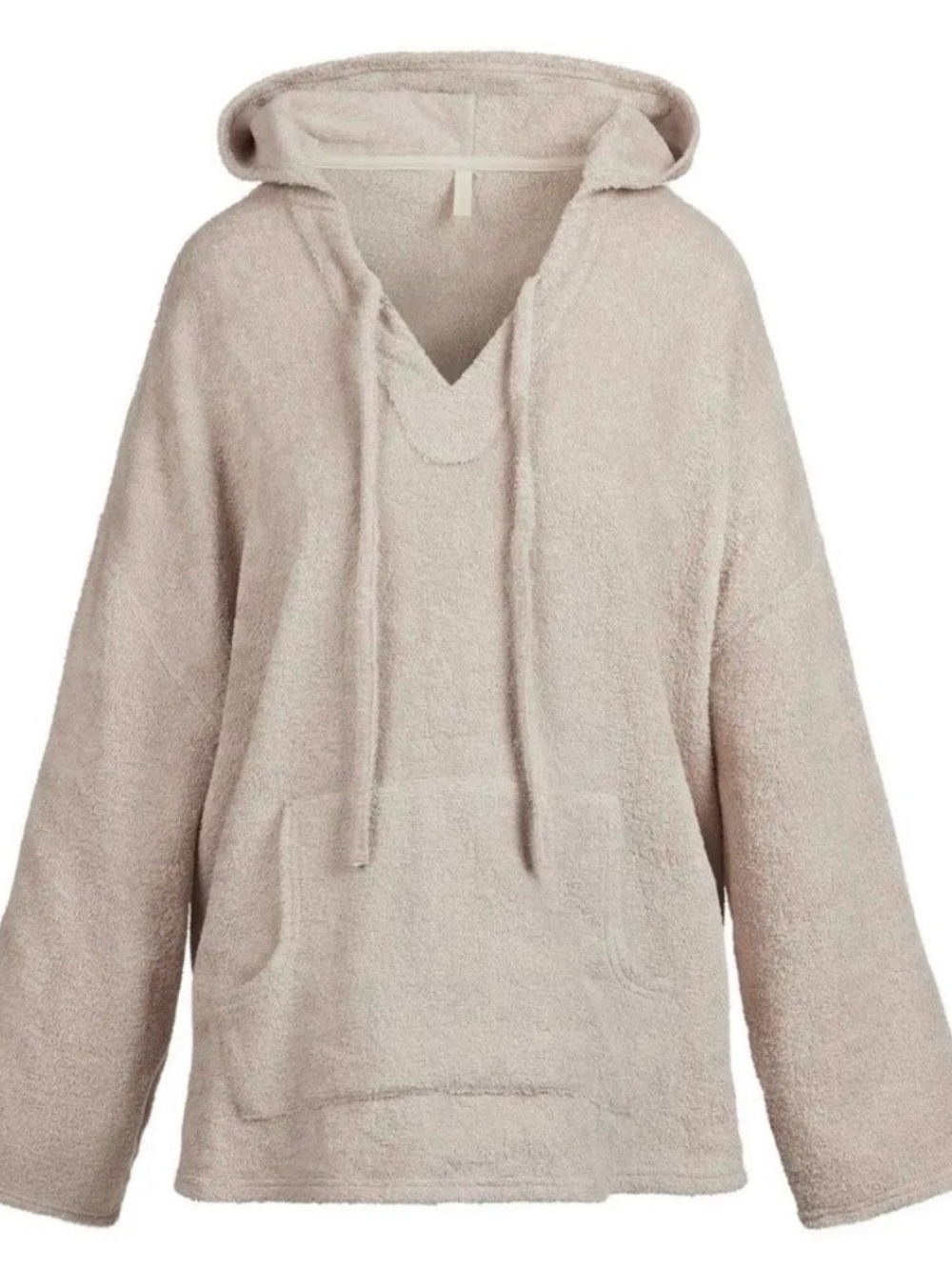 NWT SKIMS Terry Hoodie M Mica Oversized Cotton Pullover Neutral